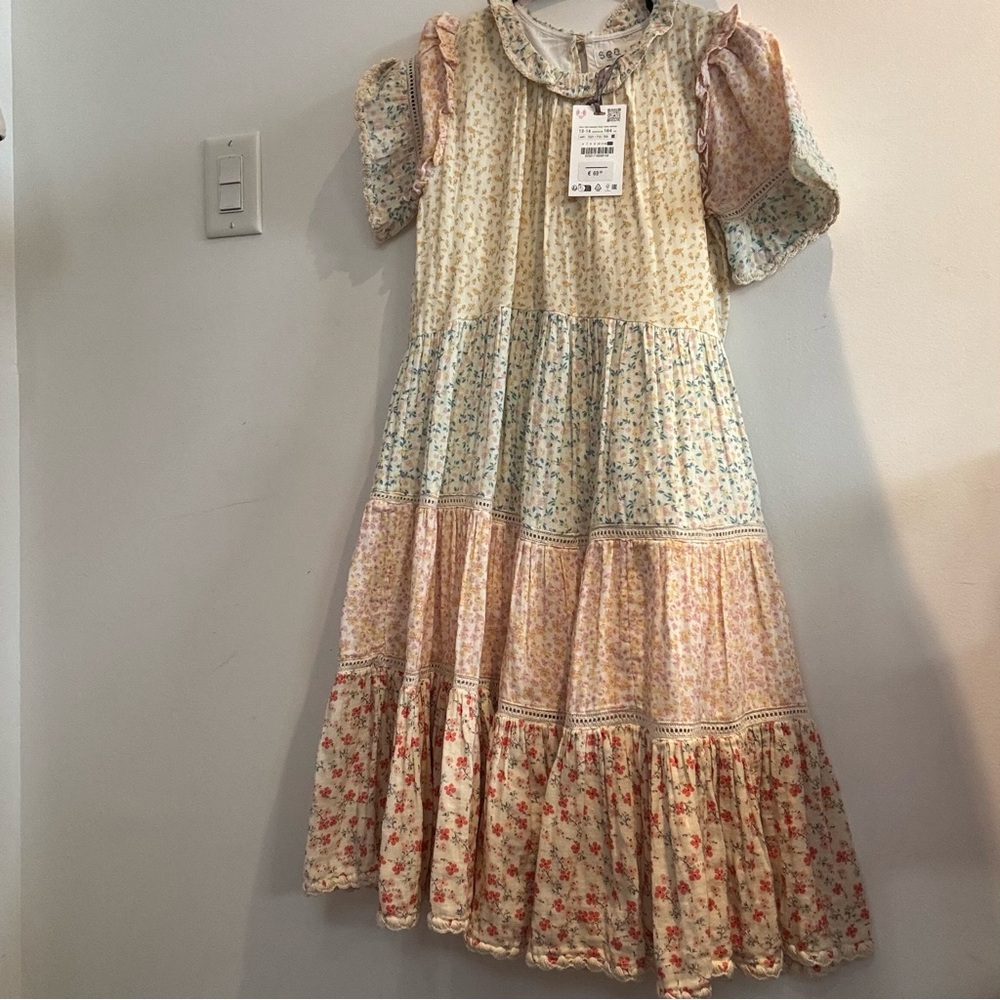 ZARA x SEA NYC Floral Multi-Color Kids Dress